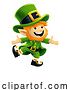 Vector Illustration of Cartoon Leprechaun Cute Irish St Patricks Day Cartoon by AtStockIllustration