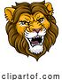 Vector Illustration of Lion Angry Lions Team Sports Mascot Roaring by AtStockIllustration