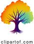 Vector Illustration of Rainbow Tree by AtStockIllustration